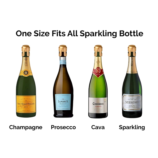 Stainless Steel Sparkling Champagne Sealer Stopper - Stainless Steel Sparkling Champagne Sealer Stopper - Image 4 of 4