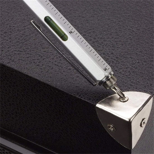 6 in 1 Multitool Ballpoint Pens Ruler Levelgauge Stylus - 6 in 1 Multitool Ballpoint Pens Ruler Levelgauge Stylus - Image 6 of 6