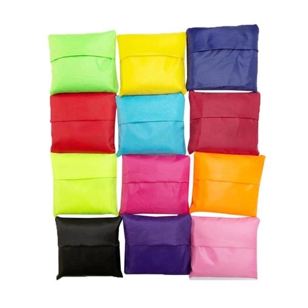 Reusable Foldable Tote Bags with Pouch - Reusable Foldable Tote Bags with Pouch - Image 1 of 5