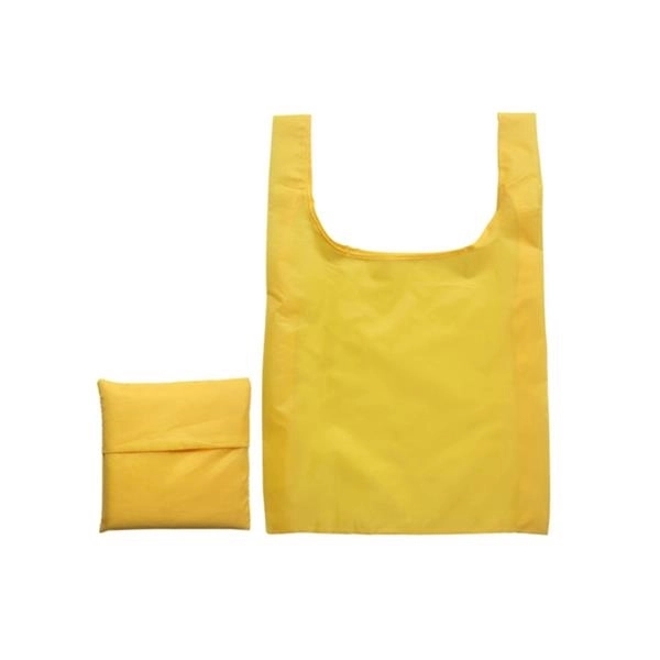 Reusable Foldable Tote Bags with Pouch - Reusable Foldable Tote Bags with Pouch - Image 2 of 5