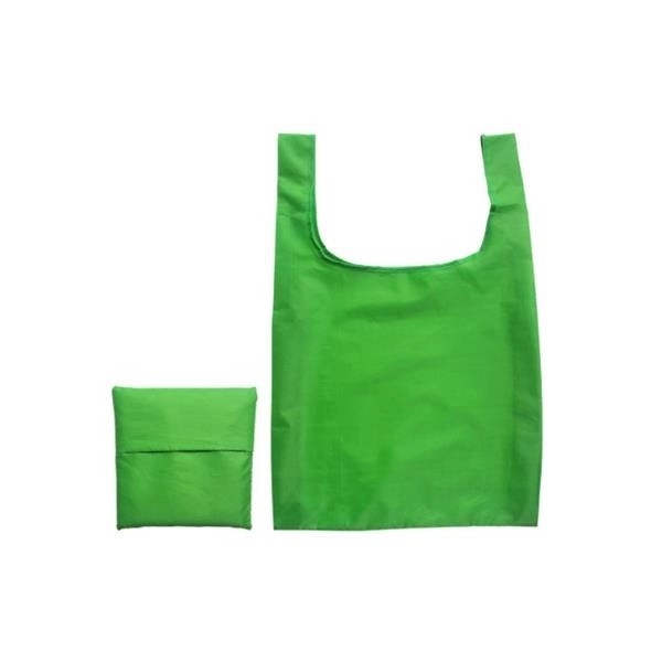 Reusable Foldable Tote Bags with Pouch - Reusable Foldable Tote Bags with Pouch - Image 5 of 5