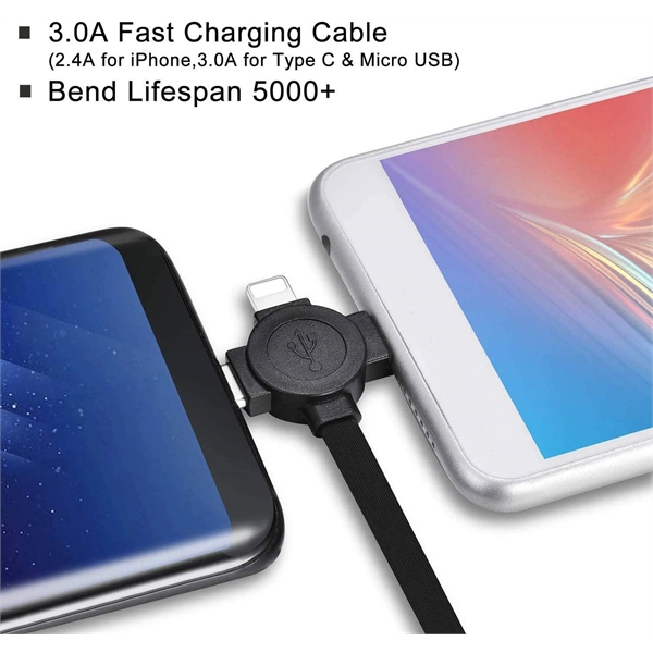 5Ft/1.5m Retractable Fast Charger Cord - 5Ft/1.5m Retractable Fast Charger Cord - Image 2 of 3