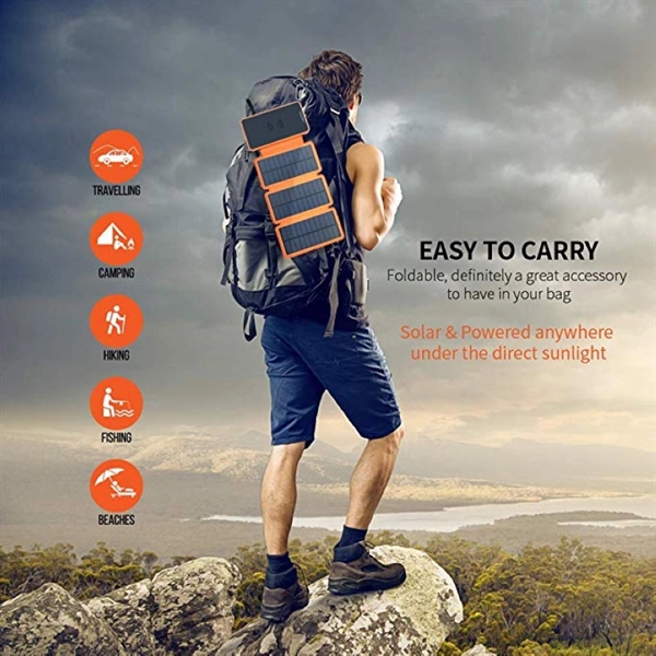 20000mAh Wireless Solar Power Bank - 20000mAh Wireless Solar Power Bank - Image 4 of 4