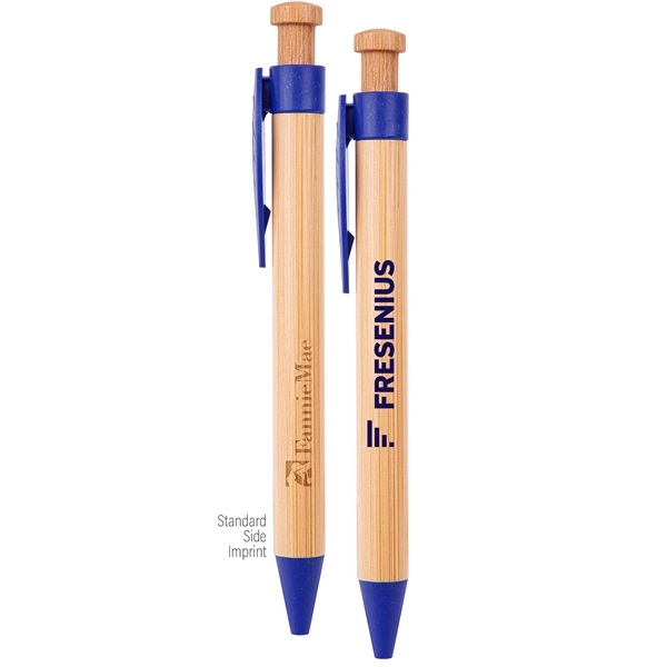 The Camden Bamboo Retractable Wheat Straw Eco-Pen - The Camden Bamboo Retractable Wheat Straw Eco-Pen - Image 3 of 7