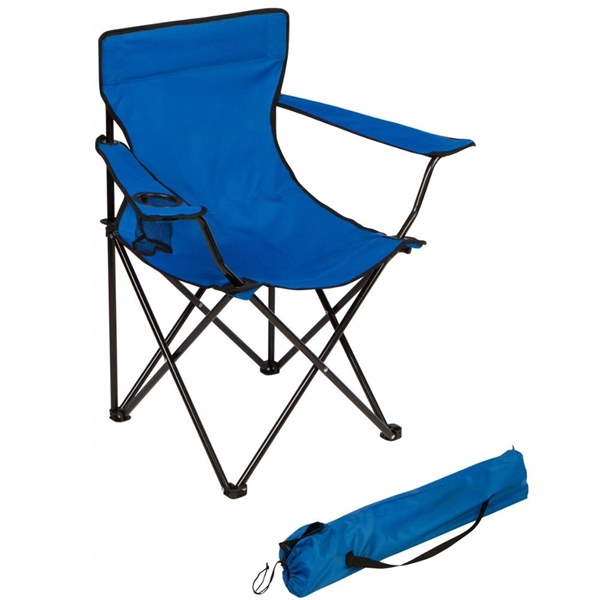 Outdoors Folding Camping Chair with Cup Holder - Outdoors Folding Camping Chair with Cup Holder - Image 1 of 2