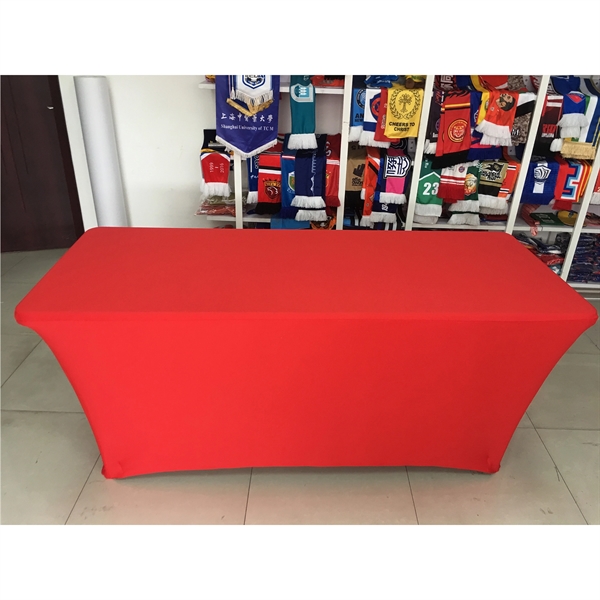 6ft Tablecloth Rectangular Spandex Table Cloth Fitted Cover - 6ft Tablecloth Rectangular Spandex Table Cloth Fitted Cover - Image 1 of 6