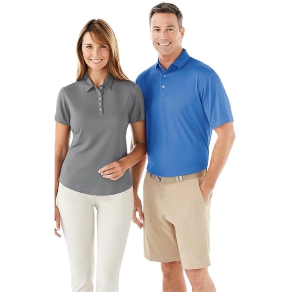 CALLAWAY BIRDSEYE LADIES' POLO - CALLAWAY BIRDSEYE LADIES' POLO - Image 4 of 4