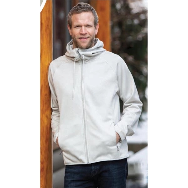 DRYFRAME® Adult Dry Tech Fleece Full Zip Hooded Jacket - DRYFRAME® Adult Dry Tech Fleece Full Zip Hooded Jacket - Image 4 of 4