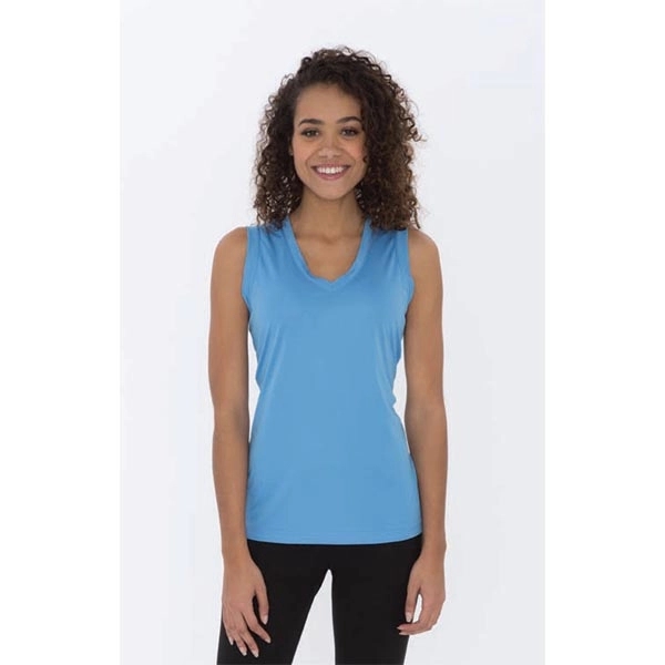 ATC™ Pro Sleeveless V-Neck Ladies' Tee - ATC™ Pro Sleeveless V-Neck Ladies' Tee - Image 12 of 12