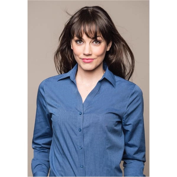 Coal Harbour® Textured Woven Ladies'  Shirt - Coal Harbour® Textured Woven Ladies'  Shirt - Image 5 of 5