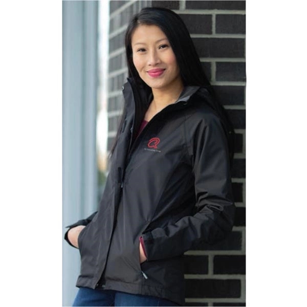 COAL HARBOUR® EVERYDAY WATERPROOF LADIES' RAIN JACKET - COAL HARBOUR® EVERYDAY WATERPROOF LADIES' RAIN JACKET - Image 1 of 2