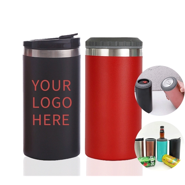Stainless Steel multi-functional Can Cooler, Bottle - Stainless Steel multi-functional Can Cooler, Bottle - Image 0 of 10