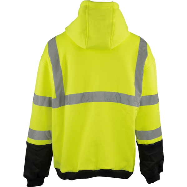 ANSI Class 3 Hi-Vis Hoody Sweatshirt - ANSI Class 3 Hi-Vis Hoody Sweatshirt - Image 3 of 5