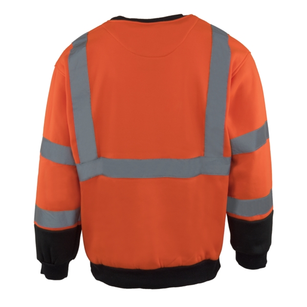 ANSI Class 3 Hi-Vis Hoody Sweatshirt - ANSI Class 3 Hi-Vis Hoody Sweatshirt - Image 5 of 5