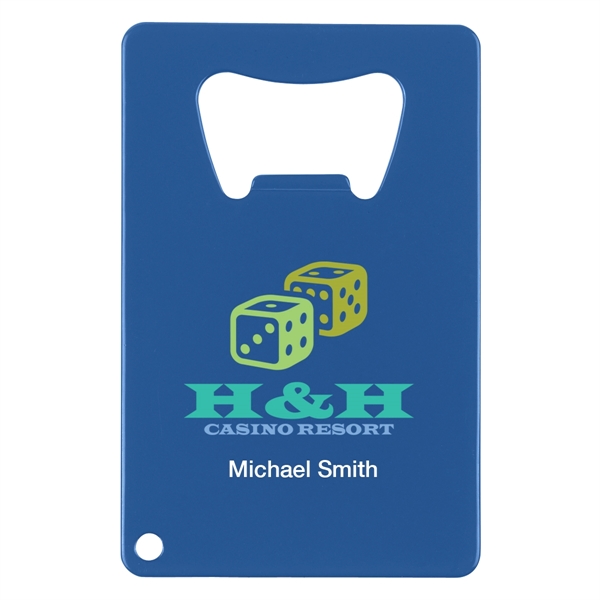 Credit Card Shaped Bottle Opener - Credit Card Shaped Bottle Opener - Image 10 of 25