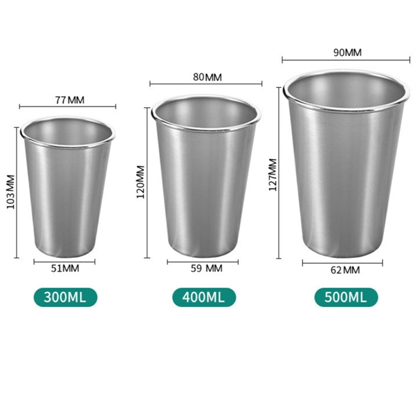 Stainless Stackable Cup Tumblers Beer Mug - Stainless Stackable Cup Tumblers Beer Mug - Image 3 of 6
