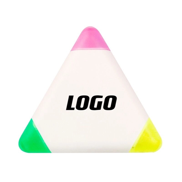3-In-1 Triangle Highlighters - 3-In-1 Triangle Highlighters - Image 0 of 2