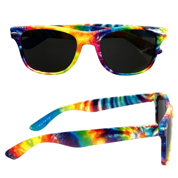 Custom Tie-Dye Malibu Sunglasses