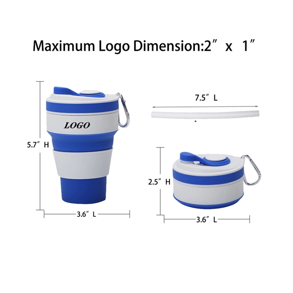 Collapsible Silicone Travel Cup - Collapsible Silicone Travel Cup - Image 1 of 1