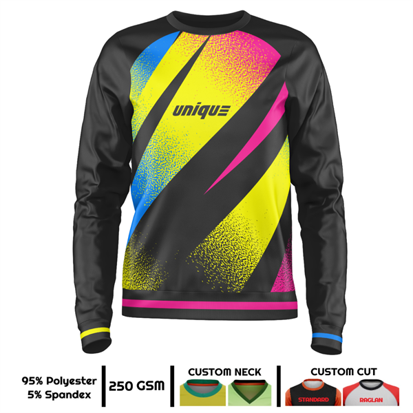 Unisex and Kids' Full Sublimation 250G Lightweight Crew Swea - Unisex and Kids' Full Sublimation 250G Lightweight Crew Swea - Image 0 of 1