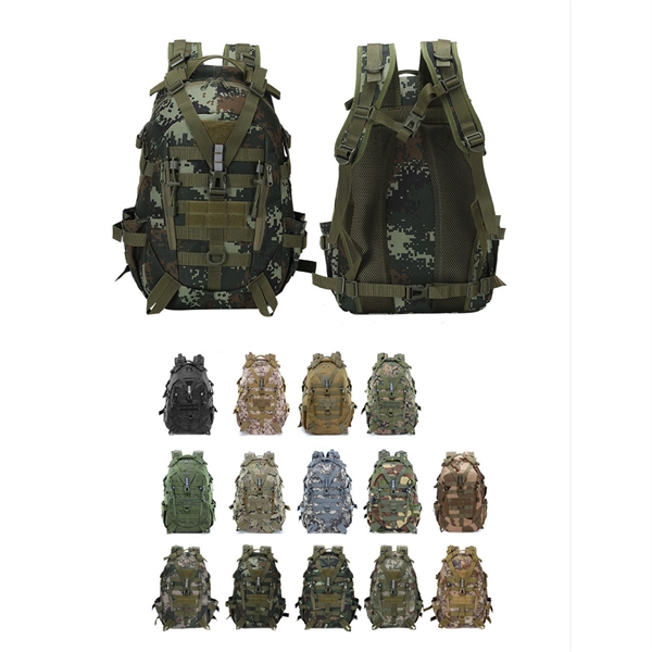 Hiking Biking Camouflage Tactical Backpack - Hiking Biking Camouflage Tactical Backpack - Image 1 of 1