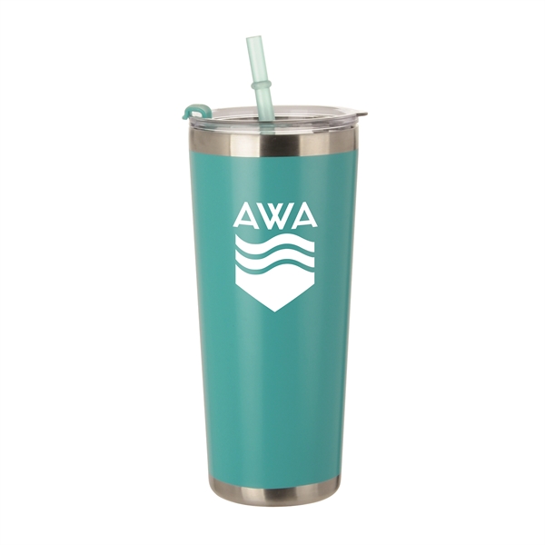 20 oz Tumbler with Straw - 20 oz Tumbler with Straw - Image 0 of 5