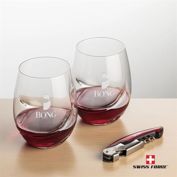 Swiss Force® Opener & Bartolo Stemless Wine