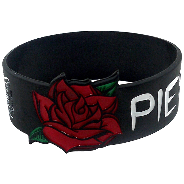 Debossed & Color Filled Silicone Bracelets - Debossed & Color Filled Silicone Bracelets - Image 1 of 11