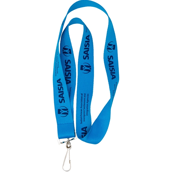 Silkscreened Flat Polyester Lanyard - Silkscreened Flat Polyester Lanyard - Image 19 of 21