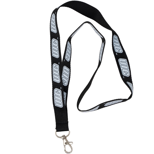 Silkscreened Flat Polyester Lanyard - Silkscreened Flat Polyester Lanyard - Image 7 of 12