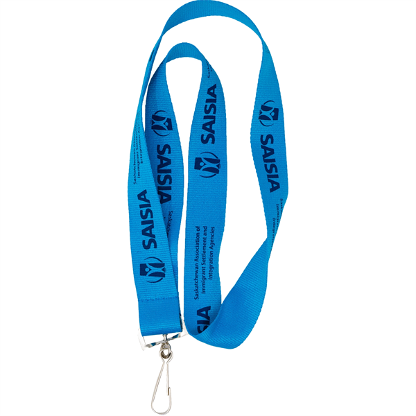 Silkscreened Flat Polyester Lanyard - Silkscreened Flat Polyester Lanyard - Image 10 of 12