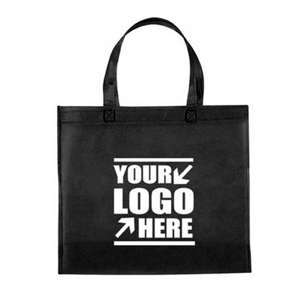 Custom Heat Seal Non-Woven Shopping Tote Bag. - Custom Heat Seal Non-Woven Shopping Tote Bag. - Image 1 of 12