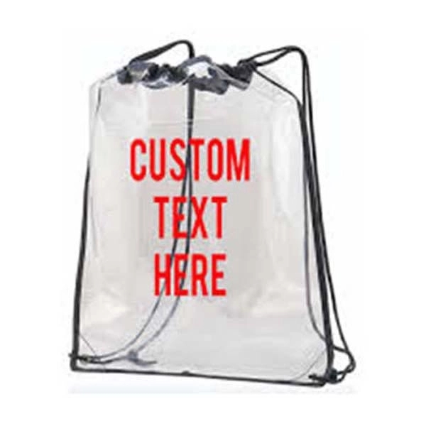 Drawstring Shopping Bag with Bottom-BG - Drawstring Shopping Bag with Bottom-BG - Image 2 of 4