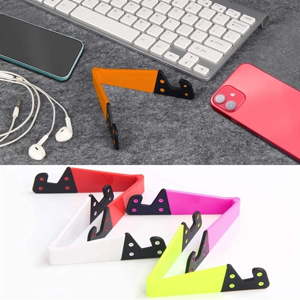 V-Shaped Foldable Smart Phone Tablet Stand Holder - V-Shaped Foldable Smart Phone Tablet Stand Holder - Image 1 of 5