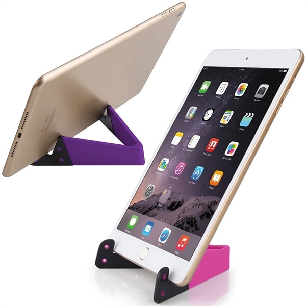 V-Shaped Foldable Smart Phone Tablet Stand Holder - V-Shaped Foldable Smart Phone Tablet Stand Holder - Image 3 of 5