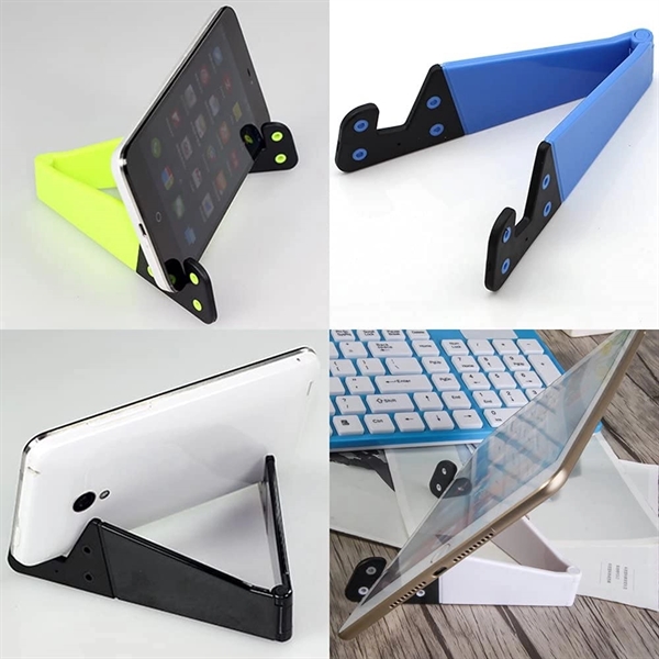 V-Shaped Foldable Smart Phone Tablet Stand Holder - V-Shaped Foldable Smart Phone Tablet Stand Holder - Image 5 of 5