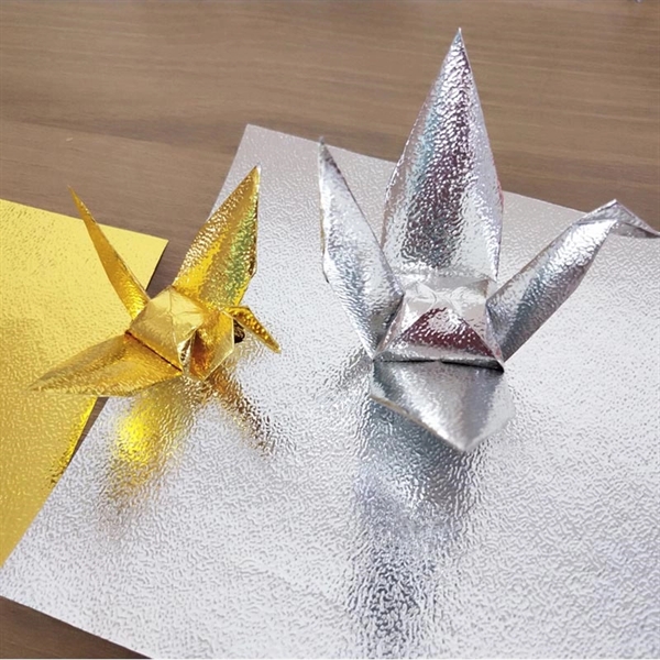 Multicolor Glitter Origami Paper Crane - Multicolor Glitter Origami Paper Crane - Image 1 of 4