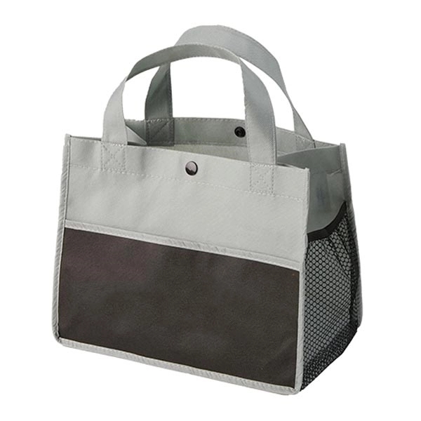 Mini Snap Non-Woven Lunch Tote Bag - Mini Snap Non-Woven Lunch Tote Bag - Image 1 of 4