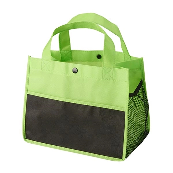 Mini Snap Non-Woven Lunch Tote Bag - Mini Snap Non-Woven Lunch Tote Bag - Image 2 of 4