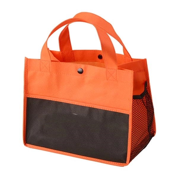 Mini Snap Non-Woven Lunch Tote Bag - Mini Snap Non-Woven Lunch Tote Bag - Image 3 of 4