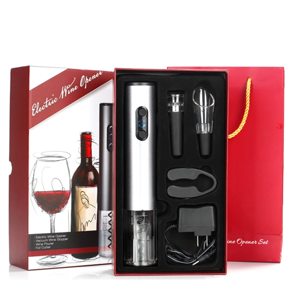 Electric Wine Bottle Opener Set - Electric Wine Bottle Opener Set - Image 0 of 3