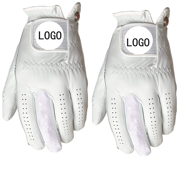 Men's Premium Leather Golf Gloves - Men's Premium Leather Golf Gloves - Image 0 of 3