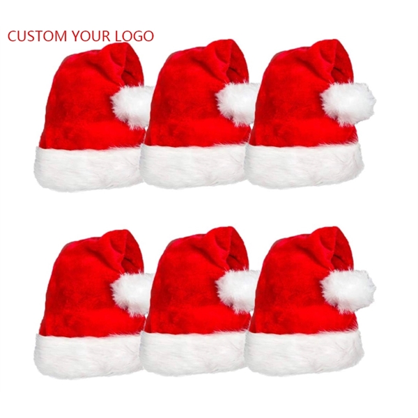 Plush Santa Hat Confortable Velvet - Plush Santa Hat Confortable Velvet - Image 0 of 3