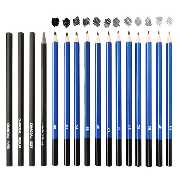 33 Piece Graphite Drawing and Sketch Pencil Art Set - 33 Piece Graphite Drawing and Sketch Pencil Art Set - Image 1 of 5