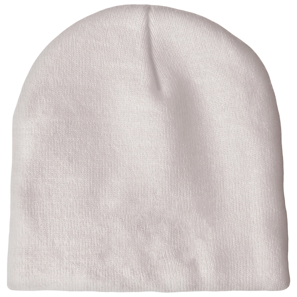 Knit Beanie with No Pom and No Cuff (No Logo) - Knit Beanie with No Pom and No Cuff (No Logo) - Image 10 of 10