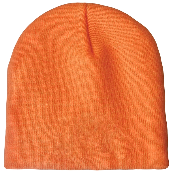 Knit Beanie with No Pom and No Cuff (No Logo) - Knit Beanie with No Pom and No Cuff (No Logo) - Image 3 of 10