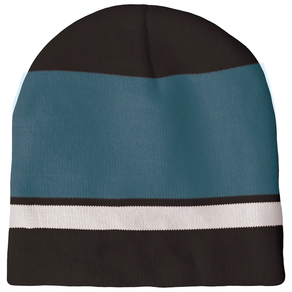 Knit Beanie with No Pom and No Cuff (No Logo) - Knit Beanie with No Pom and No Cuff (No Logo) - Image 7 of 10