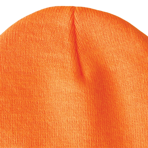 Knit Beanie with No Pom and No Cuff (No Logo) - Knit Beanie with No Pom and No Cuff (No Logo) - Image 8 of 10