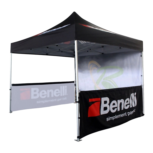 10'x10' Pop Up Tent W/ Back Full-Wall and Two Half Walls - 10'x10' Pop Up Tent W/ Back Full-Wall and Two Half Walls - Image 2 of 4