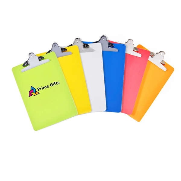 Plastic Clipboards with Metal Clip - Plastic Clipboards with Metal Clip - Image 0 of 2